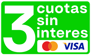 3 Cuotas sin interes
